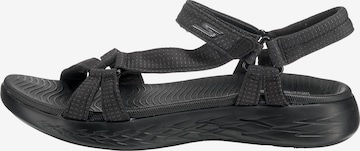 juoda SKECHERS Sportinio tipo sandalai 'On-The-Go 600': priekis