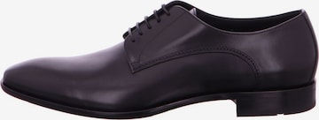 BOSS Black Lace-Up Shoes in Black