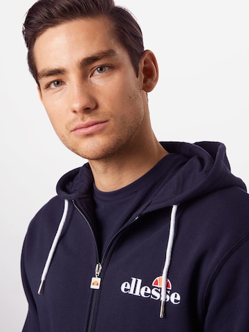 ELLESSE Regular fit Zip-Up Hoodie 'Briero' in Blue