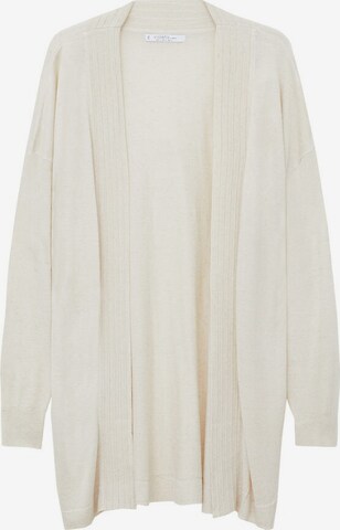 Cardigan 'Lithi' MANGO en beige : devant