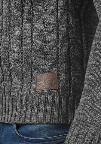 !Solid Sweater 'Philemon' in Grey