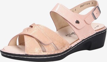 Finn Comfort Sandals in Pink: front