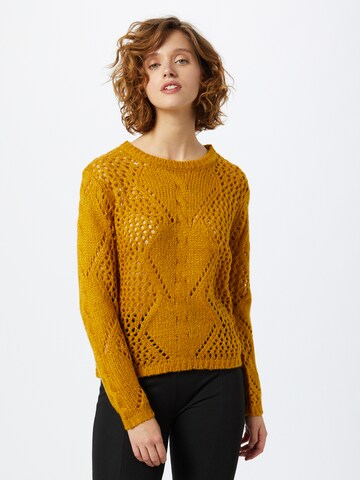 JDY Sweater in Yellow: front