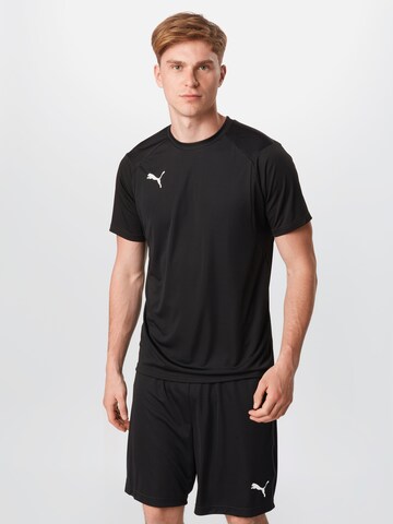 T-Shirt fonctionnel 'Liga Training' PUMA en noir : devant