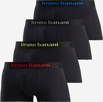 BRUNO BANANI Boxershorts i svart: framsida