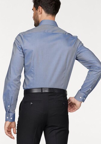 OLYMP Slim Fit Hemd 'Level 5' in Blau