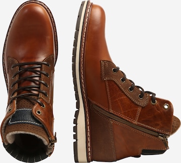 BULLBOXER Lace-Up Boots in Brown