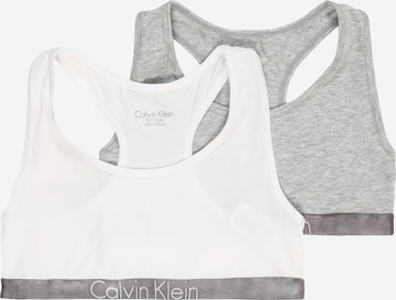 Bustier Soutiens-gorge Calvin Klein Underwear en gris : devant