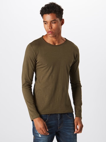 Coupe regular T-Shirt 'MLS CHEESE round' Key Largo en vert : devant