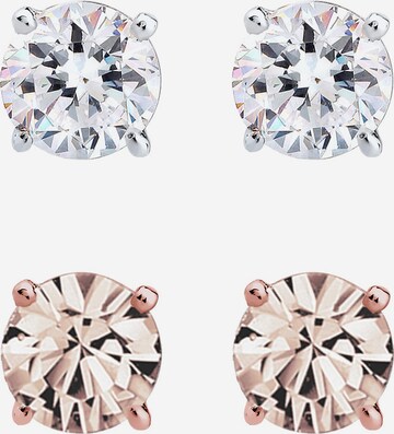 ELLI Earrings 'Kristall' in Silver: front
