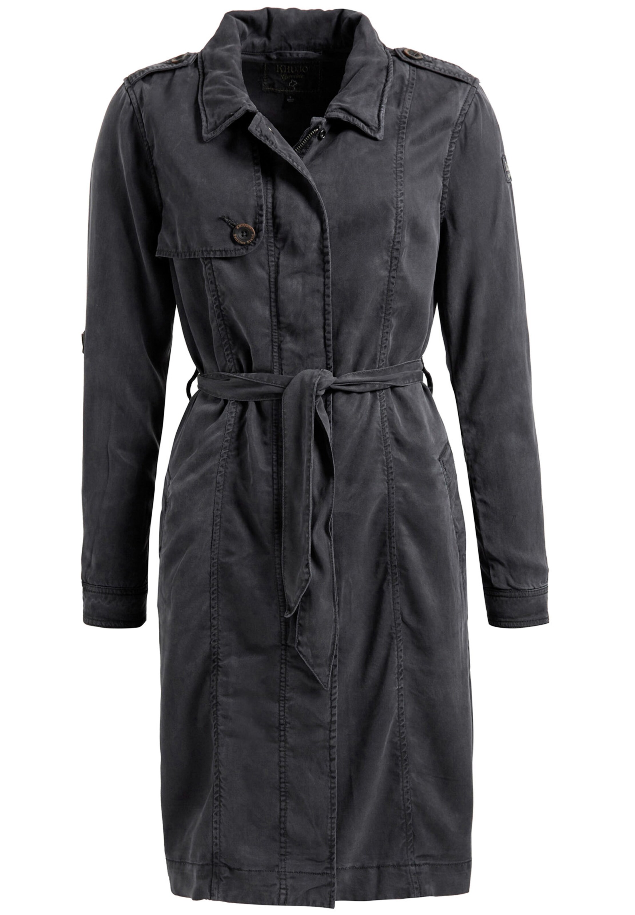 khujo - Mantel 'MITUVIA WITH BELT' in grau