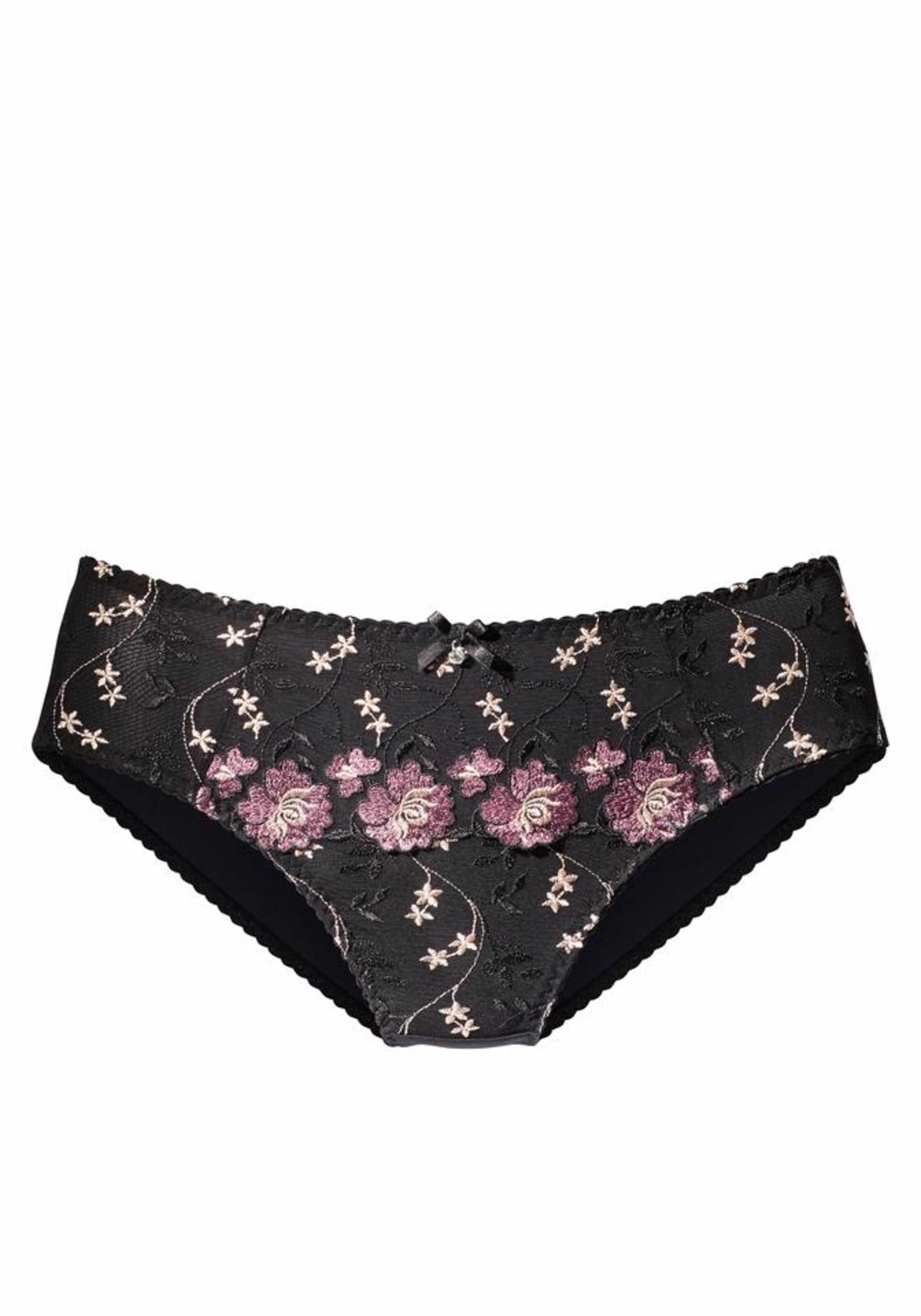 Slip NUANCE en noir : devant