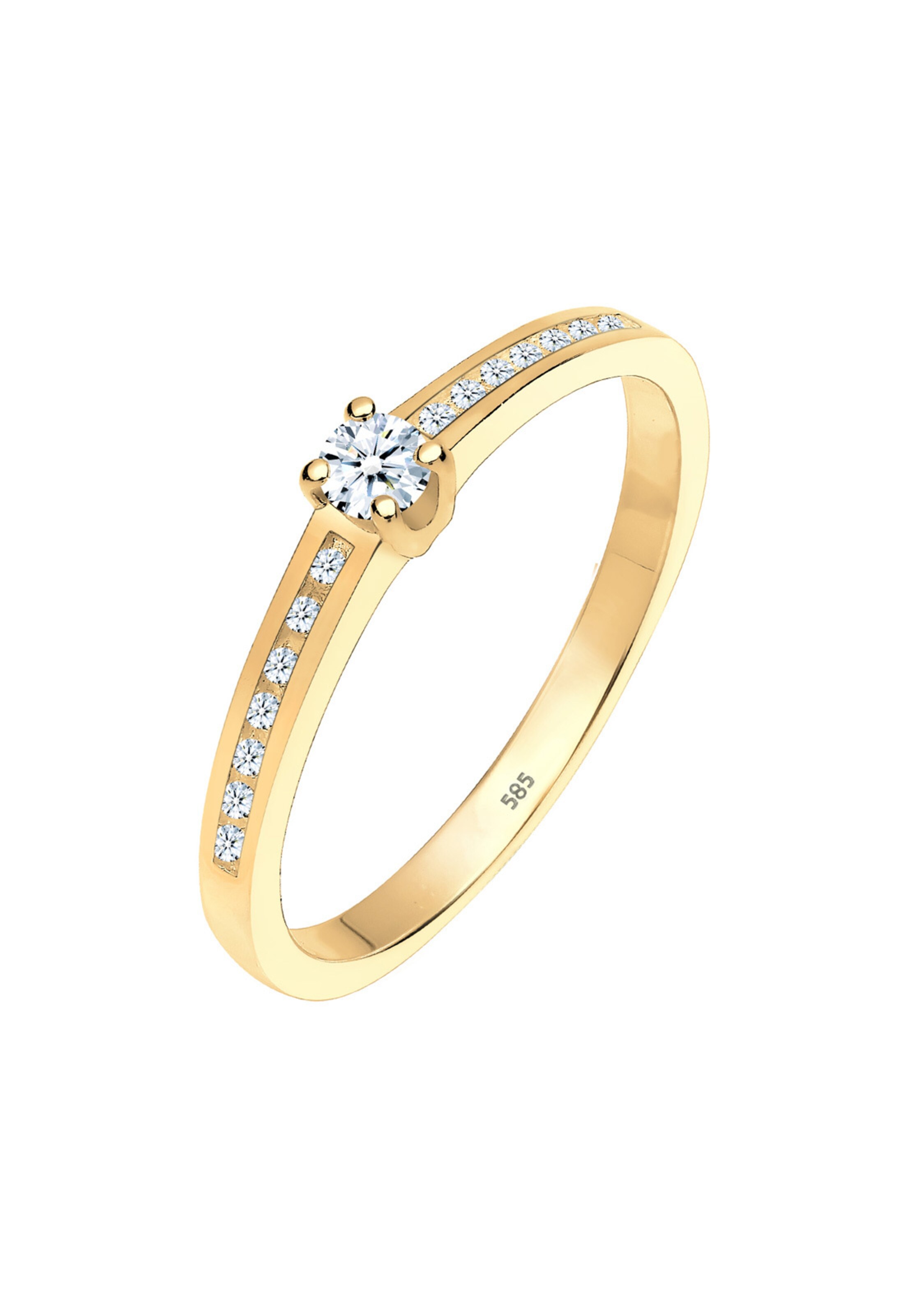 Elli DIAMONDS Ring in Goud: voorkant