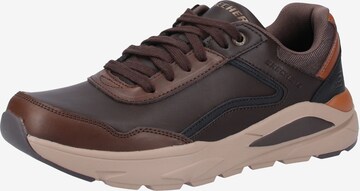 SKECHERS Sneakers laag in Bruin: voorkant