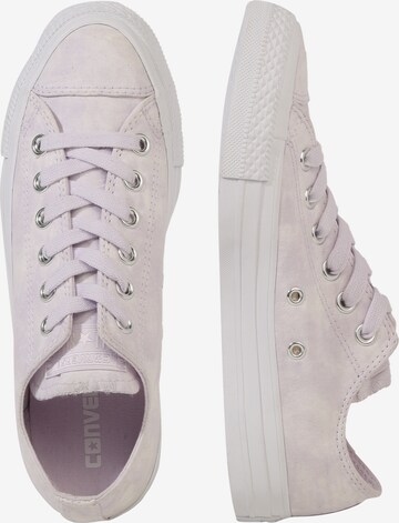 Baskets basses 'Chuck Taylor All Star Ox' CONVERSE en violet : sur le côté