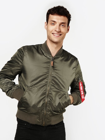 ALPHA INDUSTRIES Átmeneti dzseki - zöld: elől