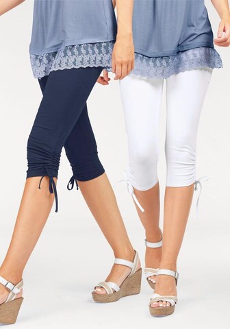 FLASHLIGHTS Skinny Leggings in Blue: front