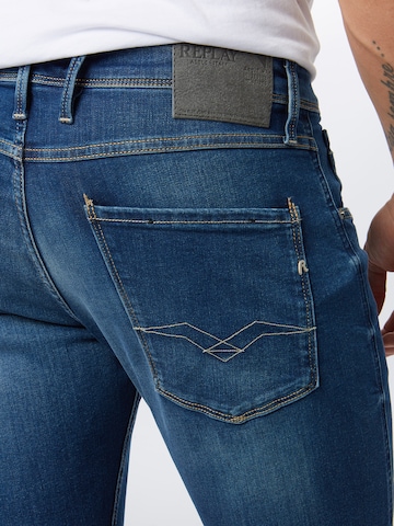 REPLAY Slimfit Jeans 'Anbass' in Blau