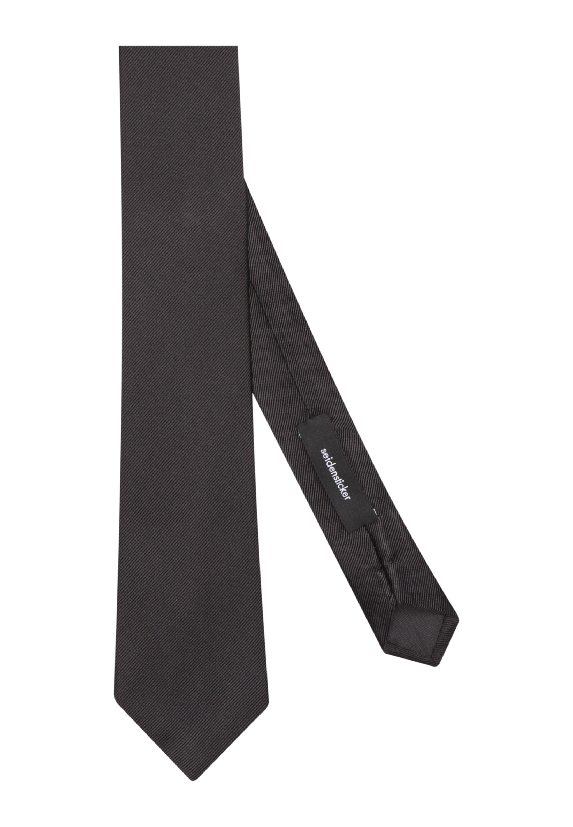 SEIDENSTICKER Tie 'Schwarze Rose' in Grey: front