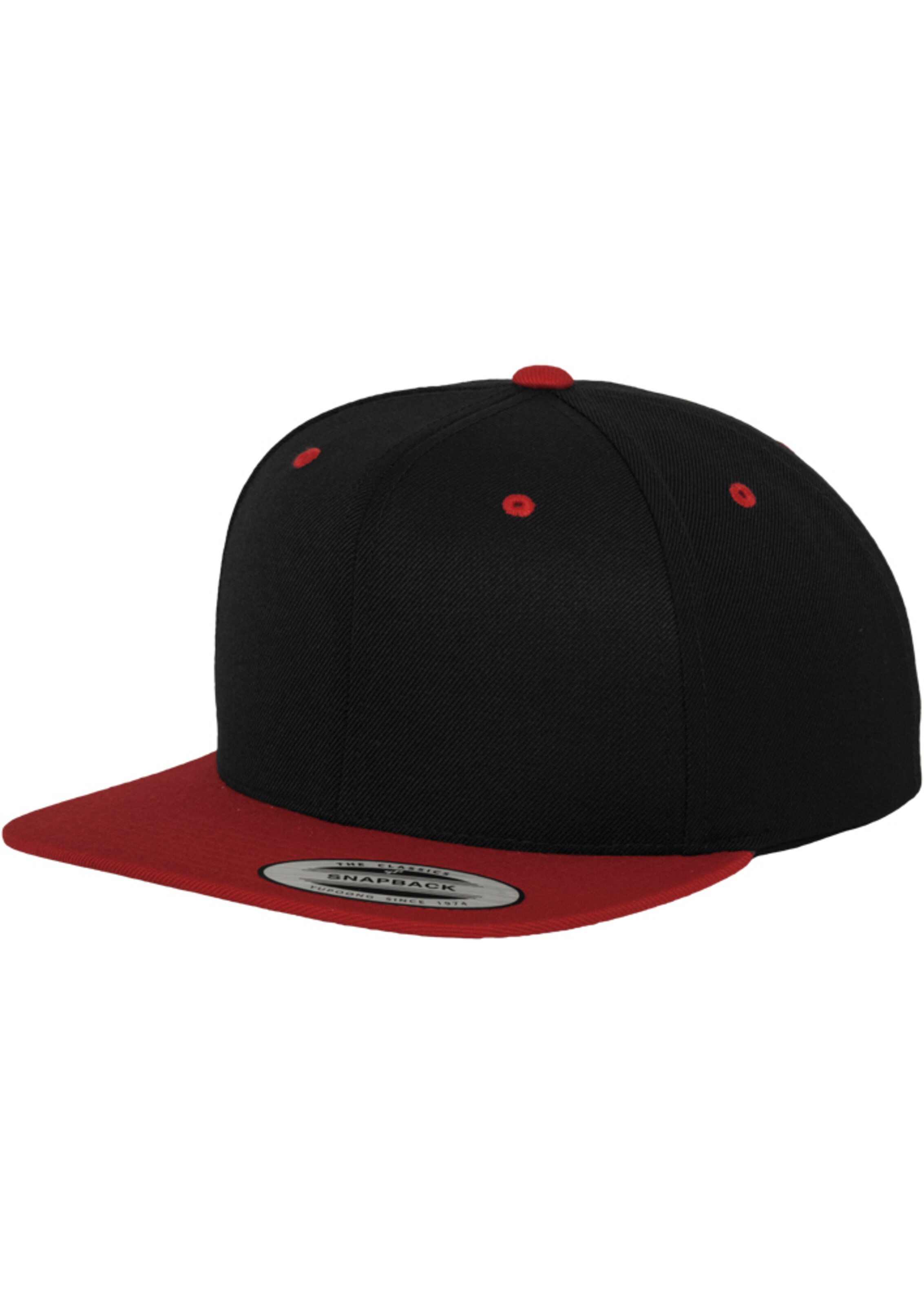 Flexfit Cap in Schwarz: Vorderseite
