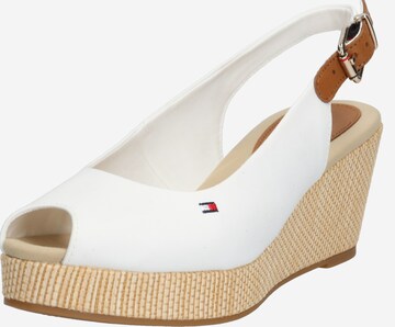 TOMMY HILFIGER Sandale 'Elba' in Weiß: predná strana