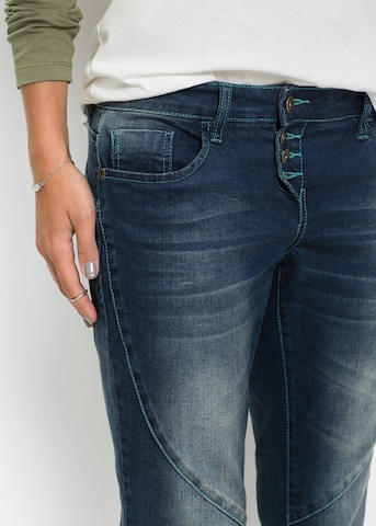 bonprix Regular Jeans in Blauw