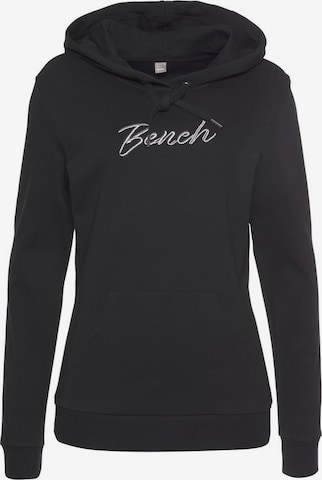 BENCH - Sudadera en negro: frente