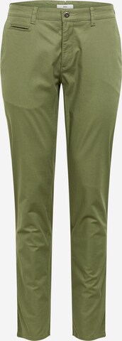 BRAX Slim fit Chino Pants 'Fabio' in Green: front