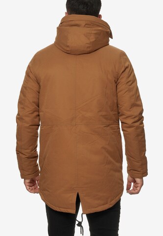 INDICODE JEANS Winterparka 'Loaf ' in Bruin