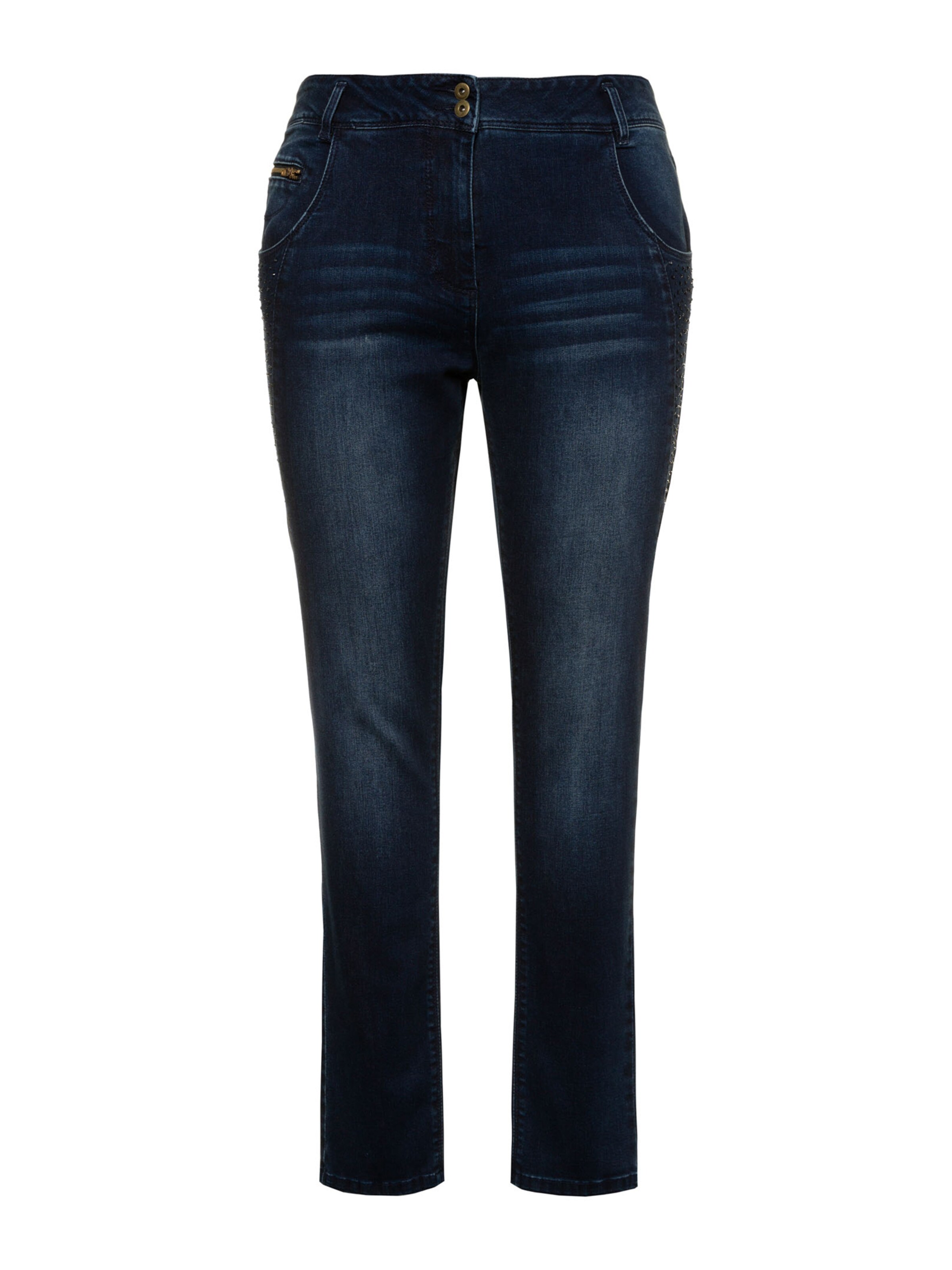 Ulla Popken - Jeans 'CURVY' in de kleur Blauw denim