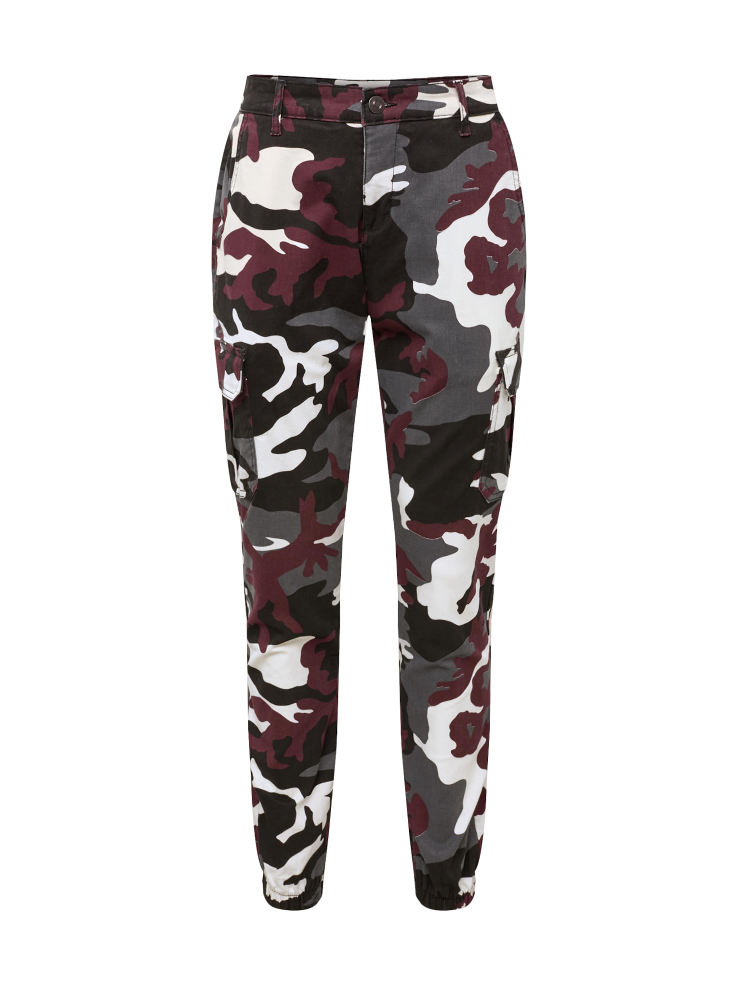 Urban Classics Конический (Tapered) Брюки-карго в Серый: спереди