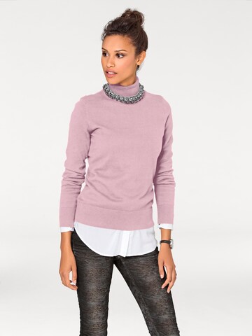 Pullover di heine in rosa: frontale