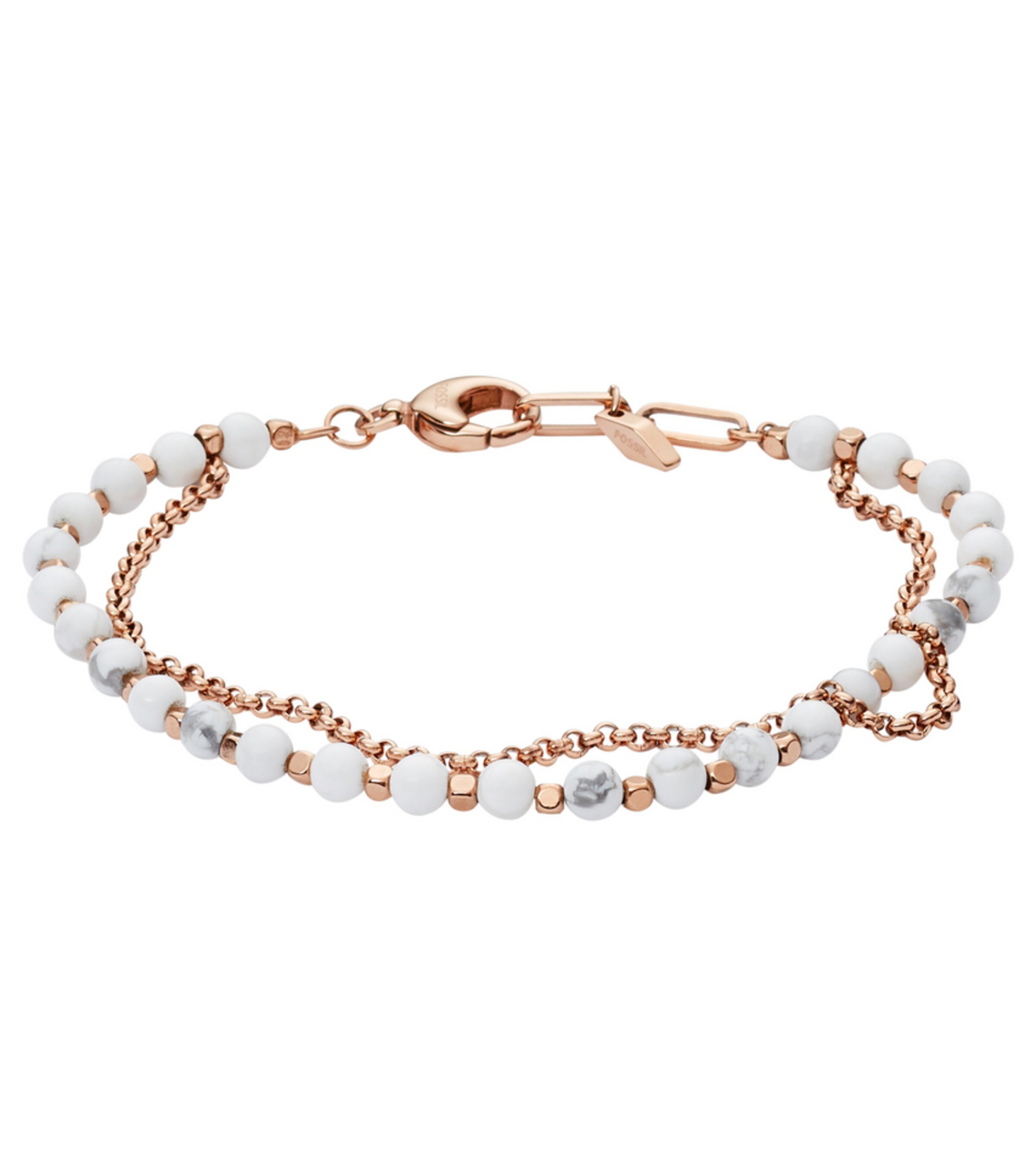 FOSSIL Armband in Gold: Vorderseite