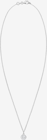 ELLI Necklace 'Buchstabe - L' in Silver: front