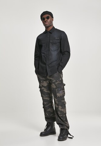 Brandit Regular fit Shirt 'Hardee' in Zwart