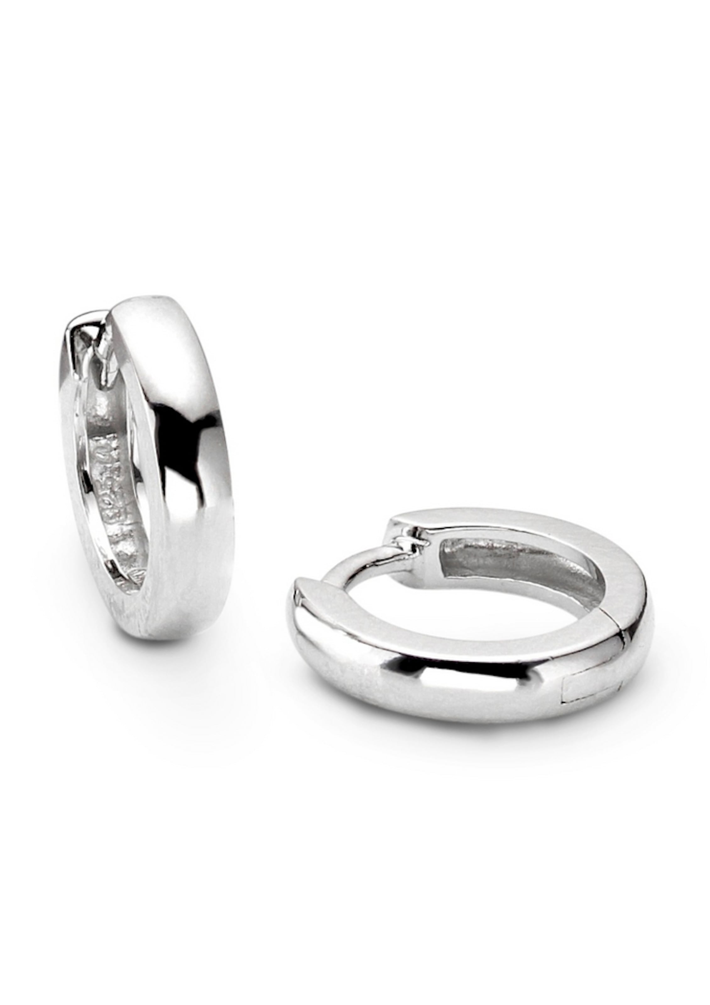 AMOR Earrings in Silver: front