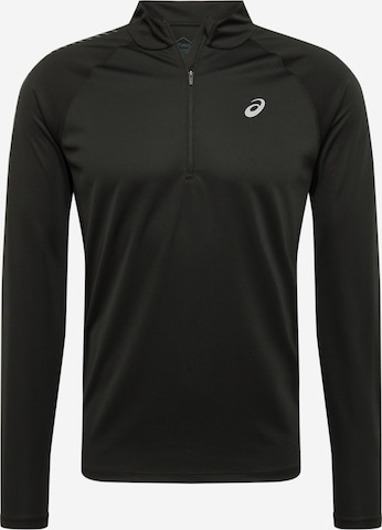 ASICS - Regular Fit Sweatshirt de desporto em preto: frente