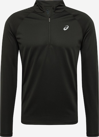 Coupe regular Sweat de sport ASICS en noir : devant