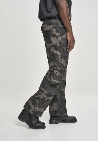 Effilé Pantalon cargo Brandit en gris