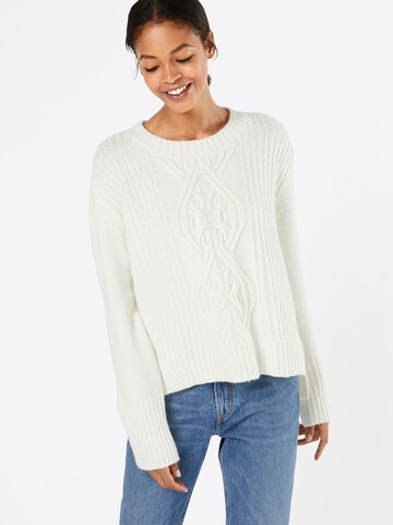 ESPRIT Sweater 'Chunky' in White: front