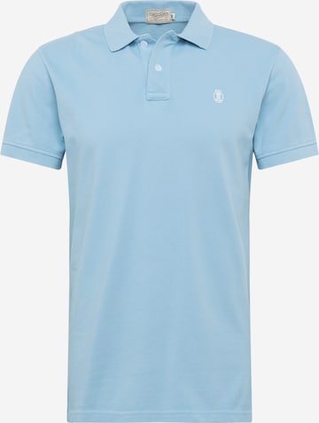 T-Shirt 'Score Polo Pique' Herrlicher en bleu : devant