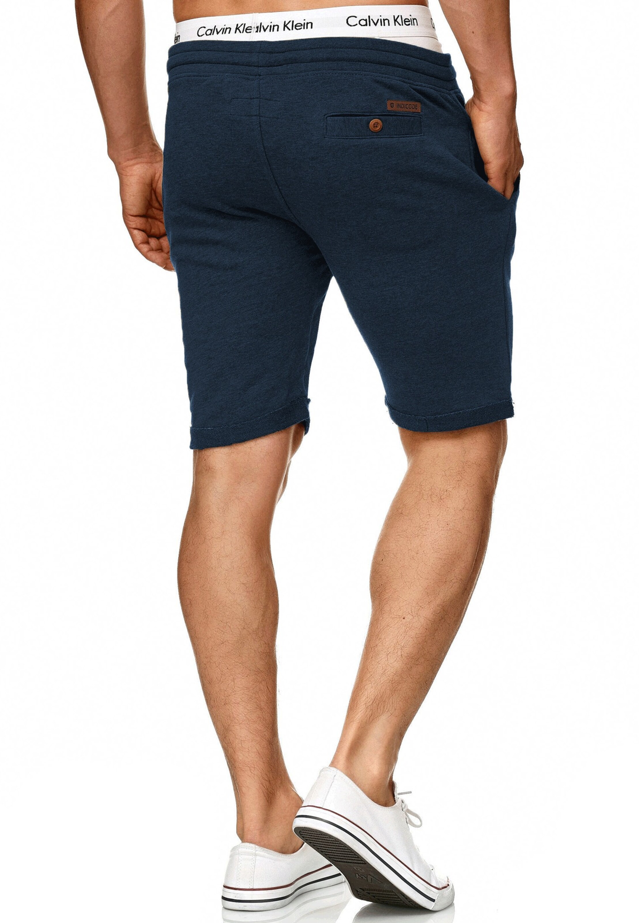 INDICODE JEANS Regular Shorts 'Aldrich' in Blau