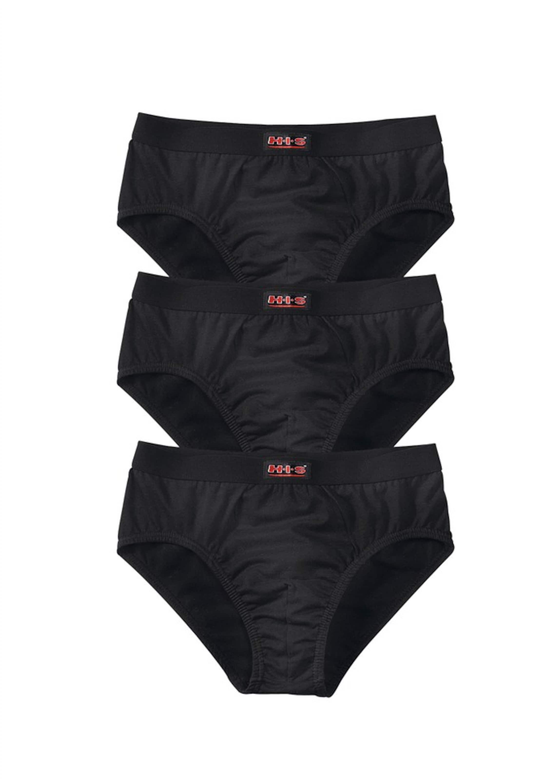 H.I.S Slip in Black: front