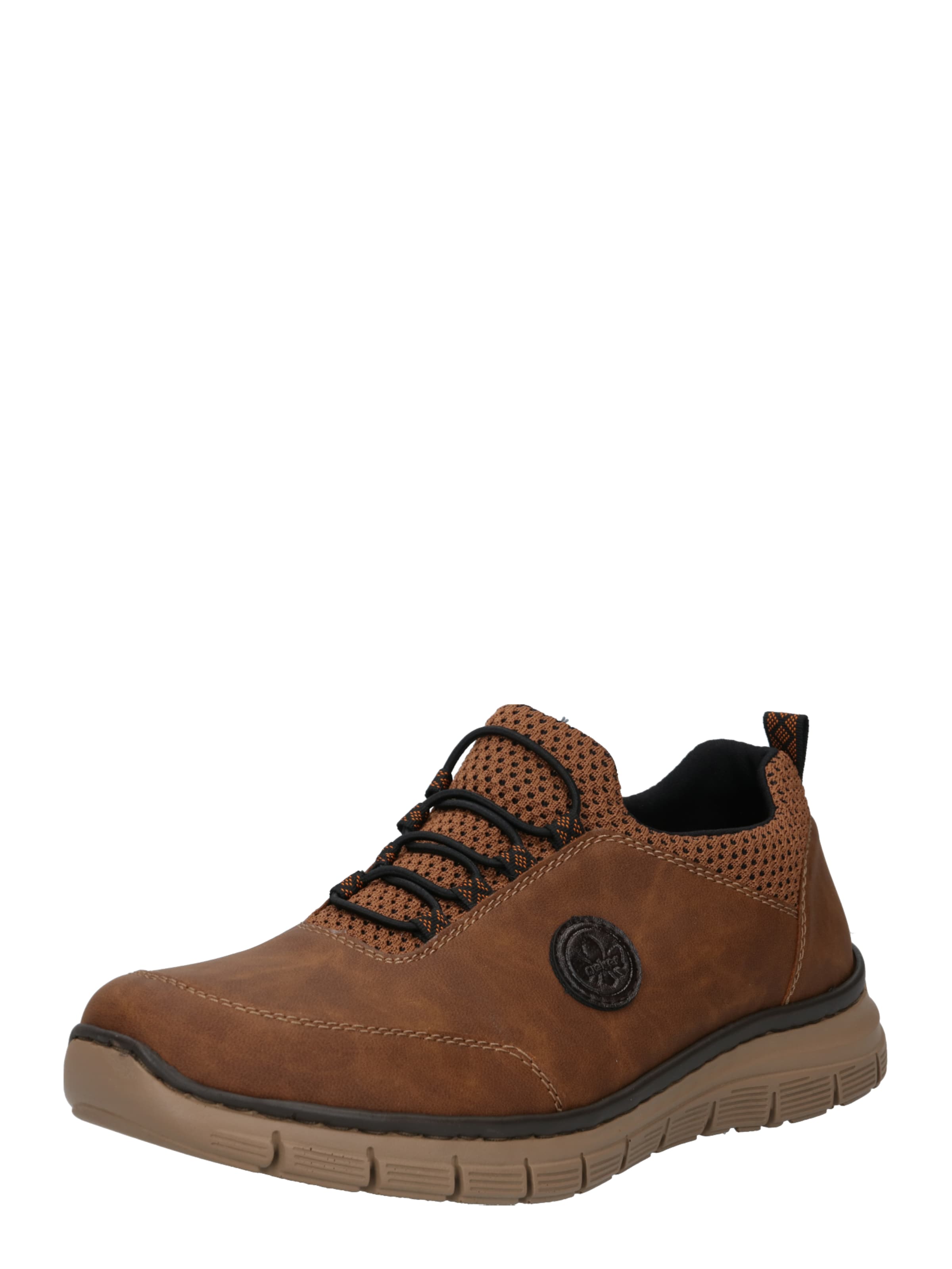 Rieker Platform trainers in Brown: front
