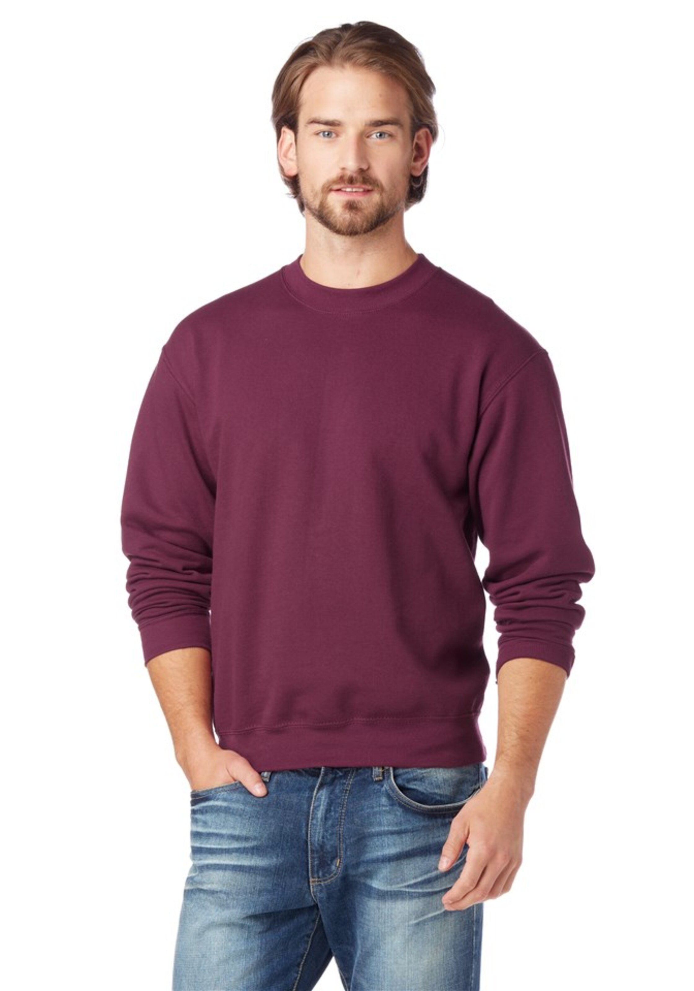 FRUIT OF THE LOOM Sweatshirt in Rot: Vorderseite