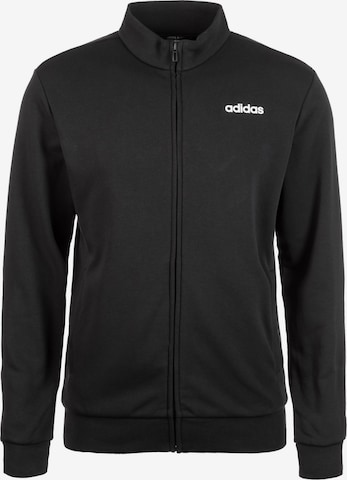 ADIDAS PERFORMANCESportska jakna 'Essentials Linear' - crna boja: prednji dio