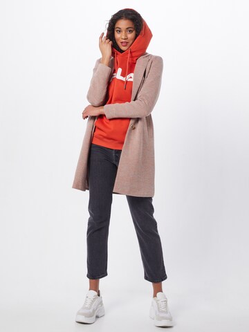 ONLY Between-Seasons Coat 'onlCARRIE MEL COAT OTW' in Brown