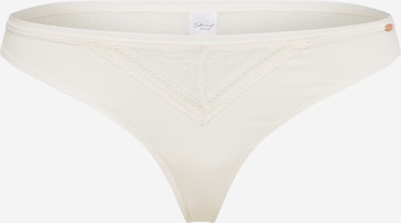 Skiny String in Beige: voorkant