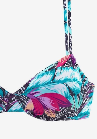 VENICE BEACH Push-up Bikinioverdel 'Jane' i blandingsfarvet