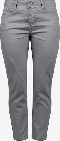 DESIRES Slimfit Jeans 'Elbja' in Grijs: voorkant